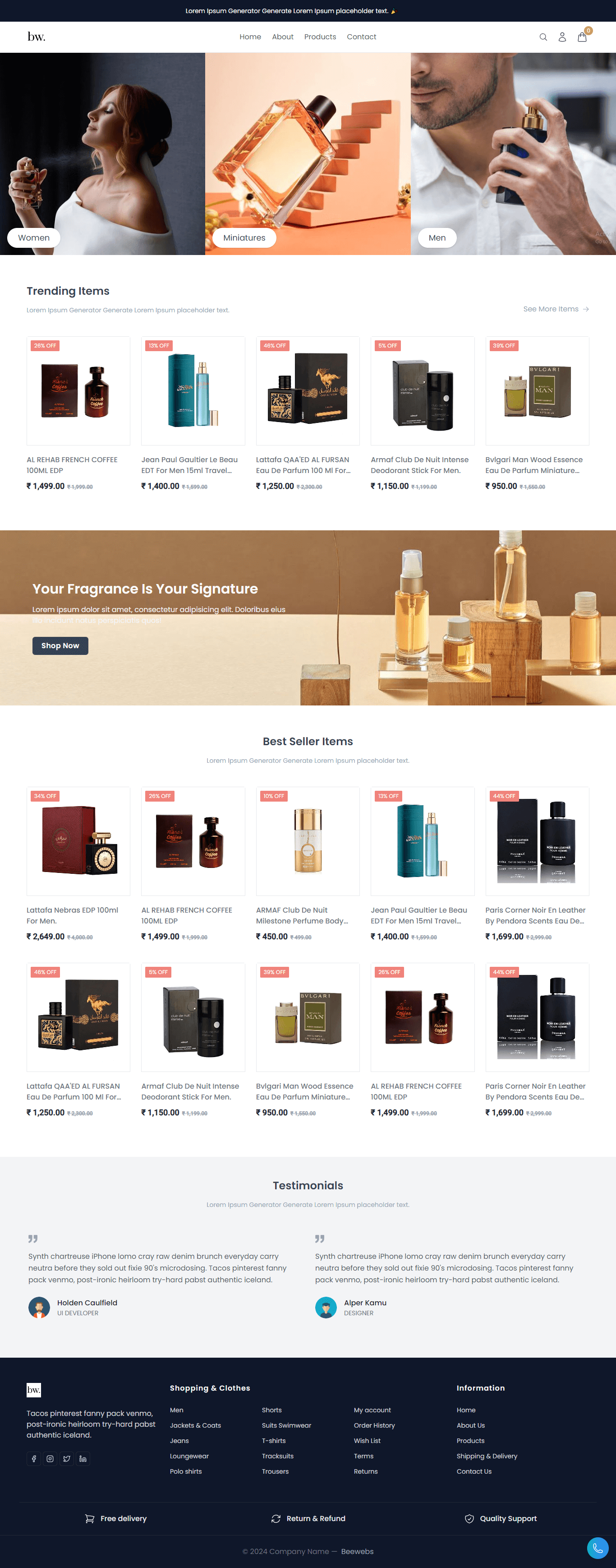 Page Template image